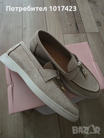 Велурени мокасини, снимка 2 - Дамски ежедневни обувки - 51834728
