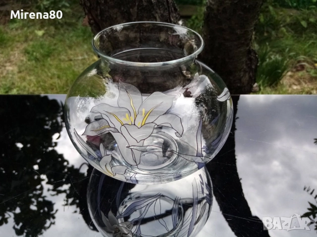 Красива ваза-сфера, снимка 2 - Вази - 52081562