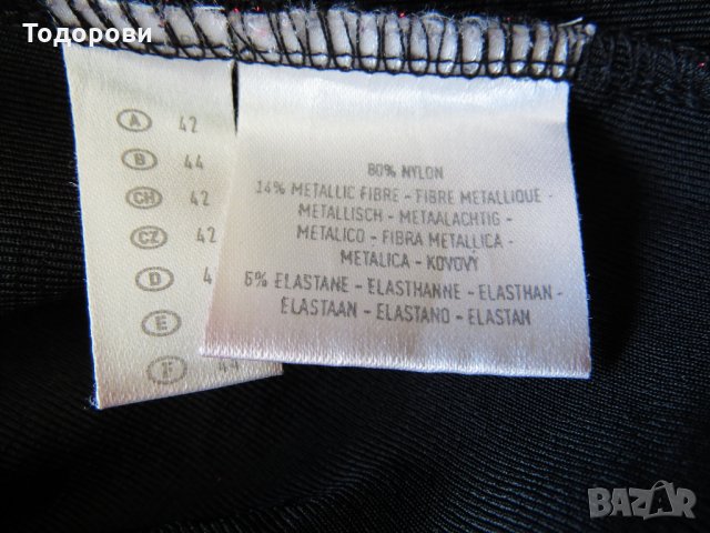 Блуза без ръкави с блестяща нишка, снимка 4 - Потници - 26632364