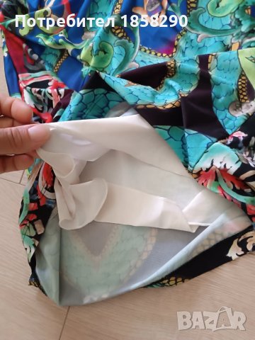 Цветна рокля, снимка 3 - Рокли - 51007129