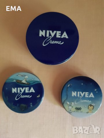 Стари метални кутии за колекция BU & NIVEA, снимка 2 - Колекции - 32450682