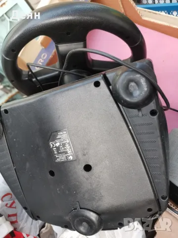 Logitech formula, vibration, волан и педали, снимка 6 - Аксесоари - 49697733