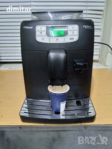 Кафе автомат SAECO INTELIA ONE TOUCH CAPPUCCINO, снимка 4 - Кафемашини - 43126235