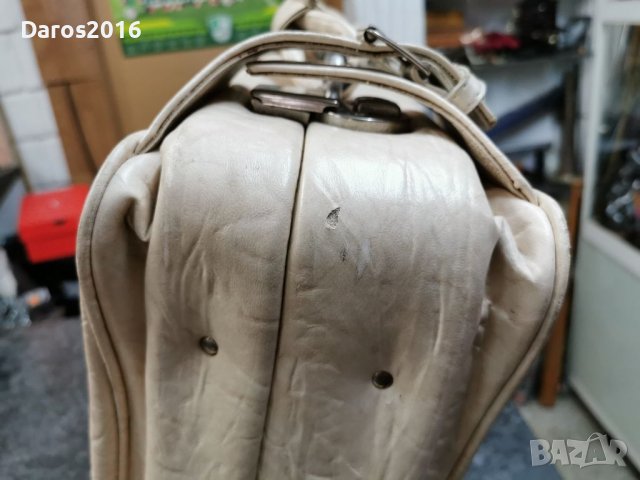 Страхотен кожен куфар, снимка 3 - Куфари - 38451940