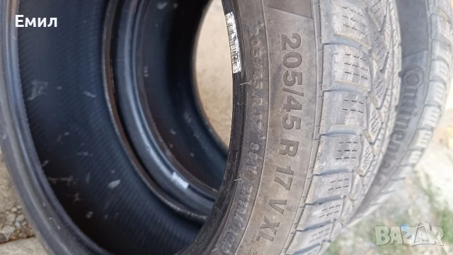 Гуми зимни 205/45/17 2бр., снимка 4 - Гуми и джанти - 51308557