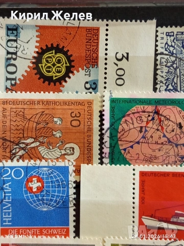Стари пощенски марки от цял свят смесени ШВЕЙЦАРИЯ,ГДР за КОЛЕКЦИЯ ДЕКОРАЦИЯ 51605, снимка 4 - Филателия - 53232541