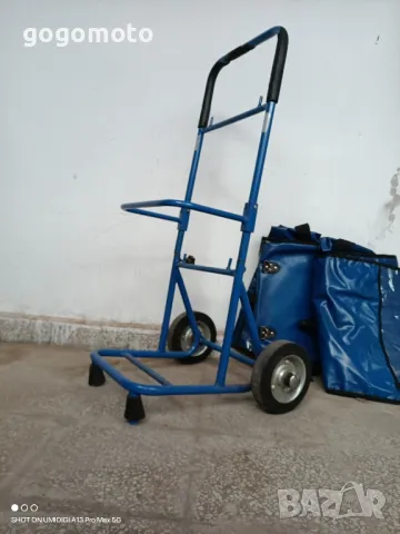 Яка, здрава шаранджийска товарна количка за рибари, за такъми, инструменти и ..., снимка 5 - Куфари с инструменти - 36397220