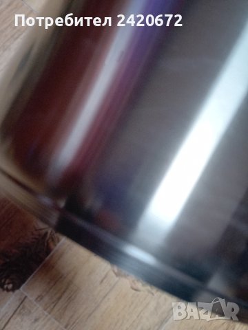 Голяма  тенджера  ,неръждавейка., снимка 2 - Съдове за готвене - 43376162