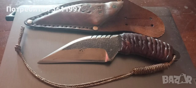 Нож, тежък, масивен за колекция, къмпинг, лов и риболов , снимка 2 - Други ценни предмети - 51373177