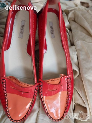 GUCCI и GEOX. Size 41. Кожени обувки с лаково покритие., снимка 7 - Дамски ежедневни обувки - 42969713