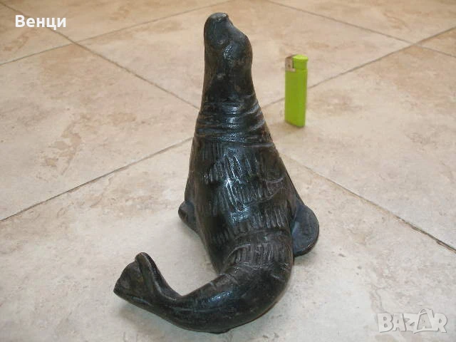 Чугунена Фигура Скулптура, снимка 3 - Антикварни и старинни предмети - 51013957