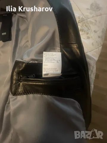Кожено яке HugoBoss 56 Ново, снимка 7 - Якета - 50250842