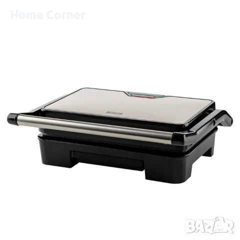 Сандвич преса Muhler MHT-889S – 850W, грил плочи с незалепващо покритие