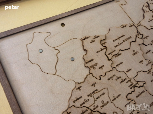 карта на България пъзел , снимка 4 - Образователни игри - 53419661