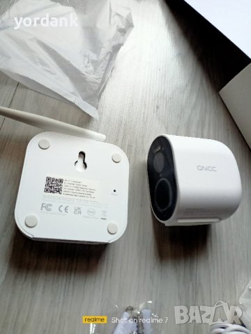 Акумулаторна wireless камера с хъб GNCC W1, снимка 5 - IP камери - 43553240