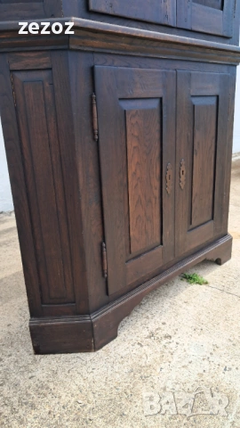 Ретро шкаф ъглов масив, снимка 8 - Шкафове - 53348192