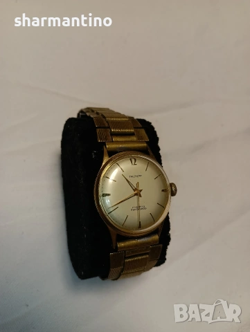 Trumpf позлатен 17 кристала часовник, снимка 7 - Мъжки - 53459718