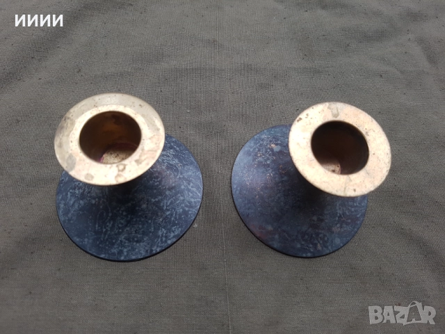 Бронзов свещник 2 бр - 2