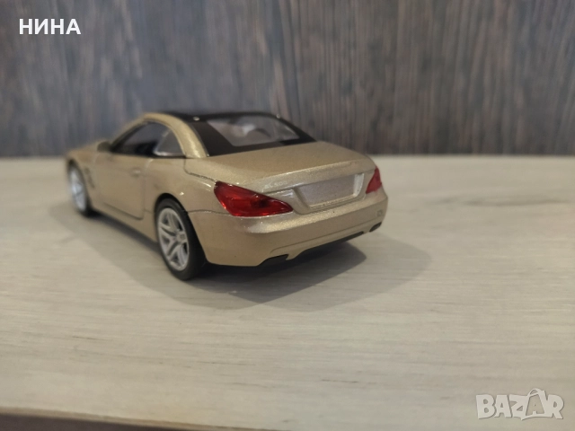 Метална количка Mercedes -Benz SL 500 !!!, снимка 4 - Колекции - 52365037