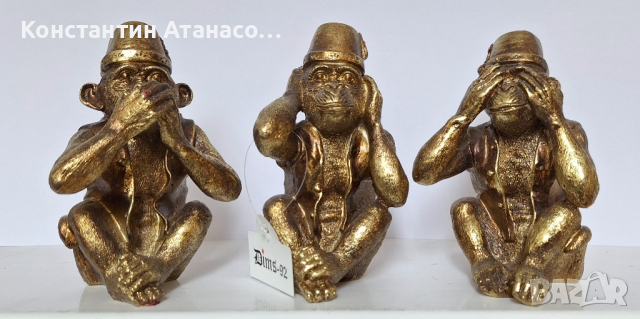 Статуетка на трите маймуни на Veronese , снимка 1 - Статуетки - 44843671