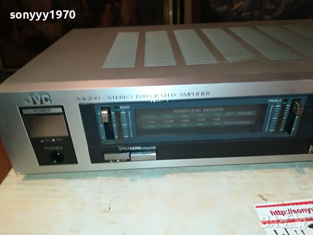 JVC A-K200 STEREO AMPLI MADE IN JAPAN-ВНОС SWISS 0409222049, снимка 4 - Ресийвъри, усилватели, смесителни пултове - 37899721