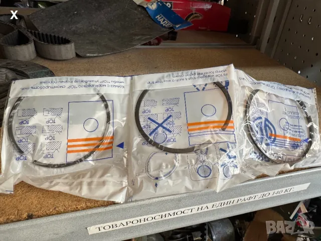 БУТАЛНИ ПРЪСТЕМИ (СЕГМЕНТИ) 82.80 ММ ЛАДА САМАРА 2108 НОВИ ОРИГИНАЛНИ, снимка 2 - Части - 49192578