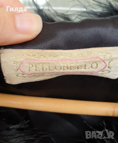 палтенце от марабу щраус Pello Bello L M налично, снимка 7 - Палта, манта - 47582801
