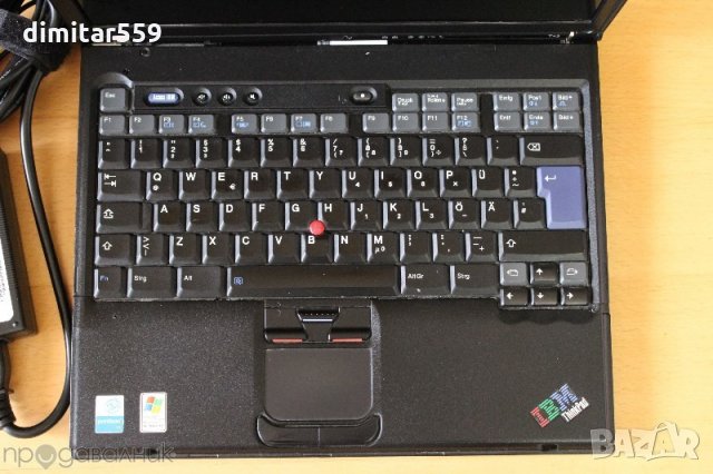 Лаптоп IBM Lenovo Thinkpad T40, снимка 6 - Лаптопи за дома - 5470953