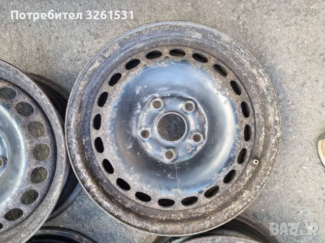 Стоманени джанти 15", 5x112, централен отвор 57.1 - VW, Audi и Skoda, снимка 2 - Гуми и джанти - 49119112