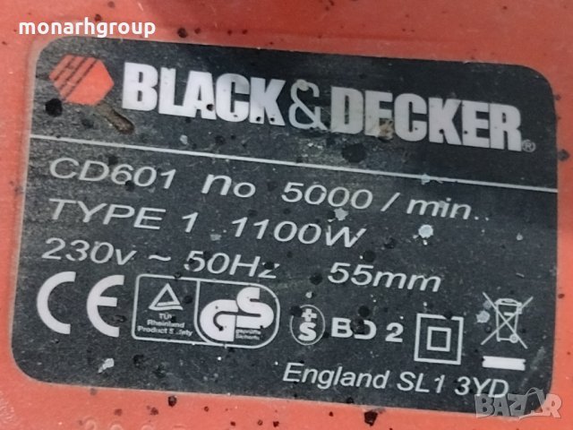 Ръчен циркуляр Black & Decker CD601 , снимка 4 - Циркуляри - 35419310
