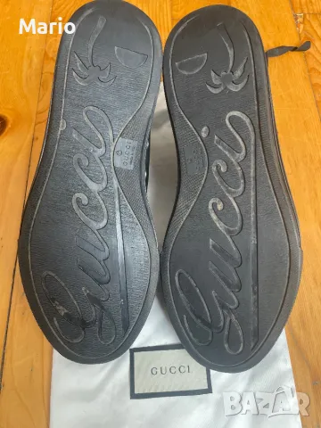 Gucci кожени кецове 41, снимка 6 - Кецове - 49596600