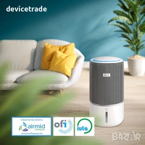 Въздухопречиствател Philips PureProtect Water Series 3400 2in1 AC3420/10, 3.2L, снимка 3 - Овлажнители и пречистватели за въздух - 53306412