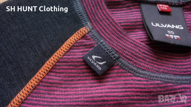 ULVANG 100% Merino Wool Thermo Kids размер 10 г / 140 см детска термо блуза 100% Мерино Вълна - 410, снимка 5 - Детски Блузи и туники - 43134765
