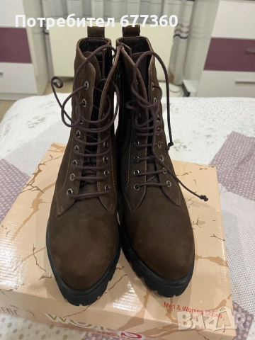 Чисто нови естествена кожа, снимка 4 - Дамски боти - 52638140