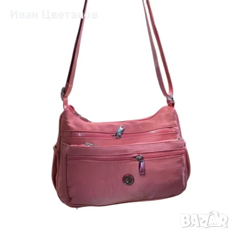 Многофункционална дамска чанта с регулируема дръжка и практични джобове, снимка 7 - Чанти - 50330364