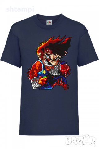 Детска тениска Mario Flame Игра,Изненада,Подарък,Празник,Повод, снимка 2 - Детски тениски и потници - 37436679