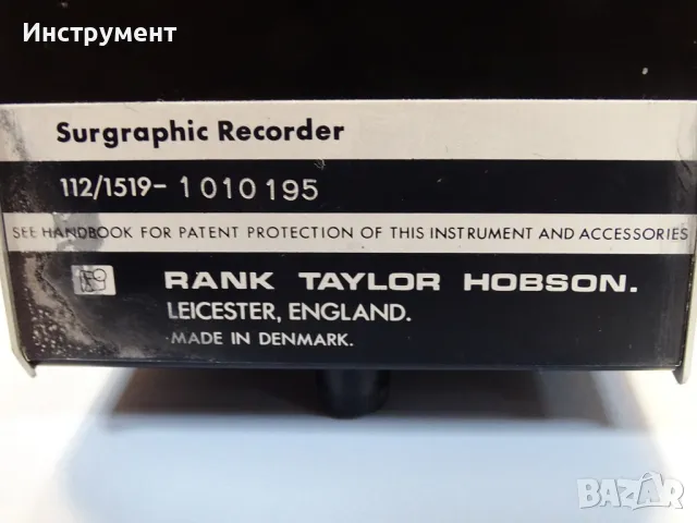 Грапавомер TAYLOR-HOBSON surtronic 3 parameter surgraphic recorder, снимка 8 - Други машини и части - 49129111