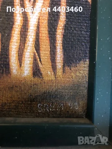 “Flußaufwärts (Upstream) Sahm 98 / картина /, снимка 2 - Други ценни предмети - 50048759