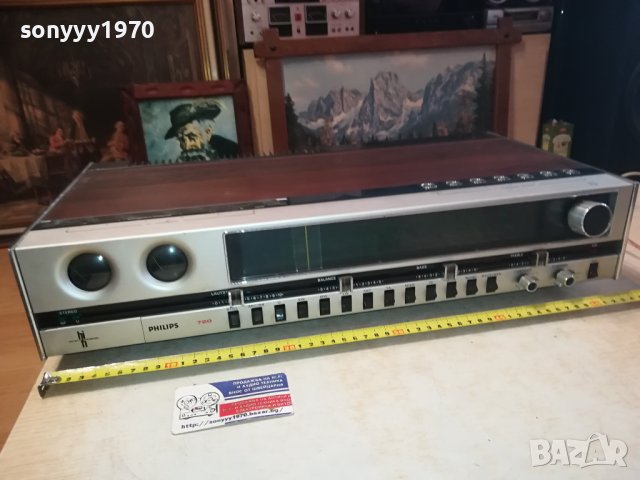 PHILIPS RECEIVER-MADE IN HOLLAND 0402241442, снимка 3 - Ресийвъри, усилватели, смесителни пултове - 44127828