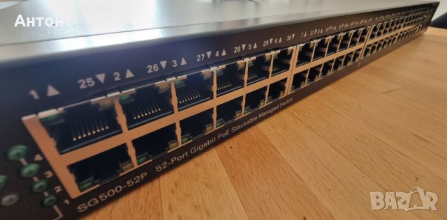 Cisco SG 500-52P 52-port Gigabit POE+ Stackable Managed Switch