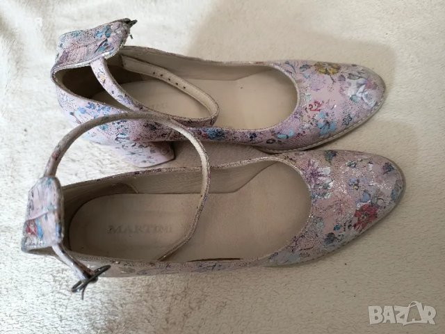 Дамски кожени елегантни обувки  MARTINI номер 40, снимка 4 - Дамски елегантни обувки - 49300720