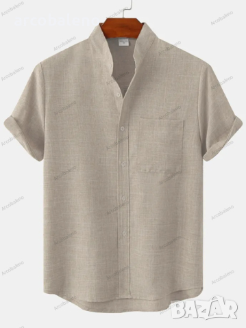 Ежедневна мъжка риза с къс ръкав, 6цвята , снимка 10 - Ризи - 44901083