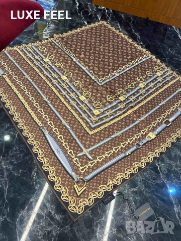 Дамски Шалове - Коприна ⚜️ Louis Vuitton , снимка 11 - Шалове - 53021273