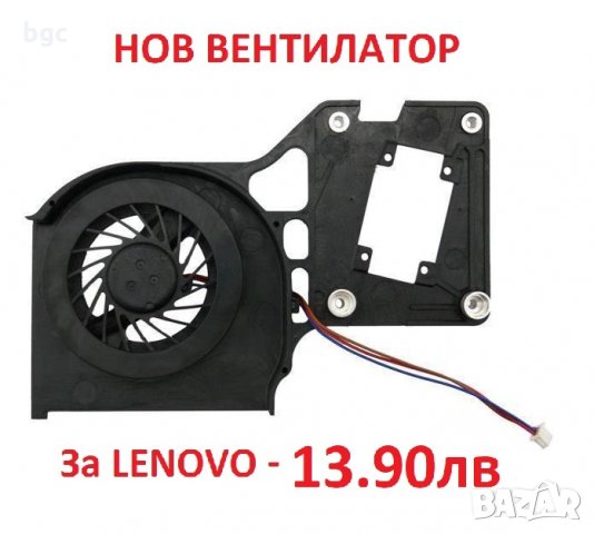 НОВ ВЕНТИЛАТОР ЗА LENOVO R61 R61E R61i R500 Леново Р61 Р61Е Р60 Р61Е Р500 42W2403 42W24779 15.4 инча, снимка 5 - Части за лаптопи - 28100284