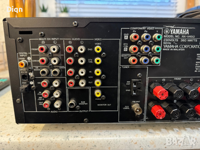 Yamaha RX-V 450, снимка 11 - Ресийвъри, усилватели, смесителни пултове - 44847710