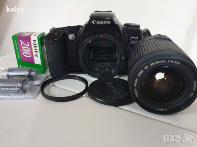 Продавам Canon EOS 3000, снимка 3 - Фотоапарати - 51916360