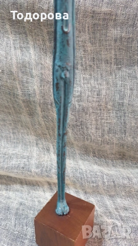 Бронзова фигура на етруската култура-Сянката на вечерта /Ombra della sera/, снимка 3 - Антикварни и старинни предмети - 53474555