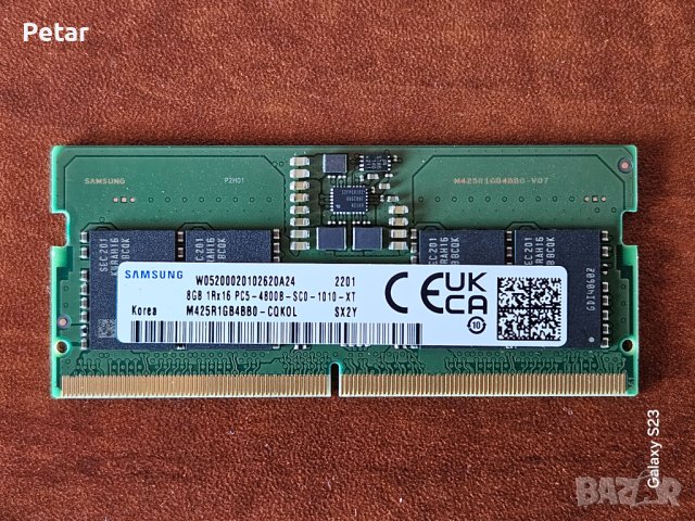 2 РАМ/RAM памет 8GB DDR5 4800 Samsung, снимка 2 - RAM памет - 43349897