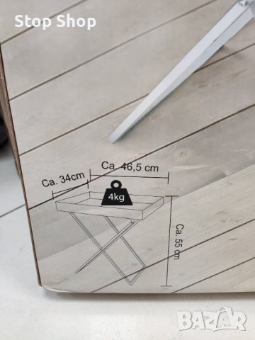 Сгъваема маса метална с огледало камъчета кристали , снимка 2 - Маси - 40860320