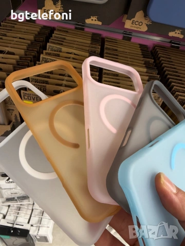 iPhone 17,iPhone 17 Pro,iPhone 17 Pro Max матиран силикон с MAGSAFE, снимка 2 - Калъфи, кейсове - 53238065